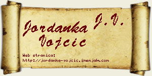 Jordanka Vojčić vizit kartica